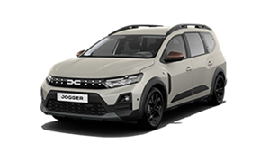 Dacia Jogger прикажан од напред лево.