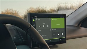 Приказ на мултимедијалниот екран во возилото Dacia Jogger.